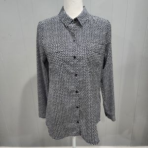 Liz Claiborne Polka Women Shirt Sizes SMALL